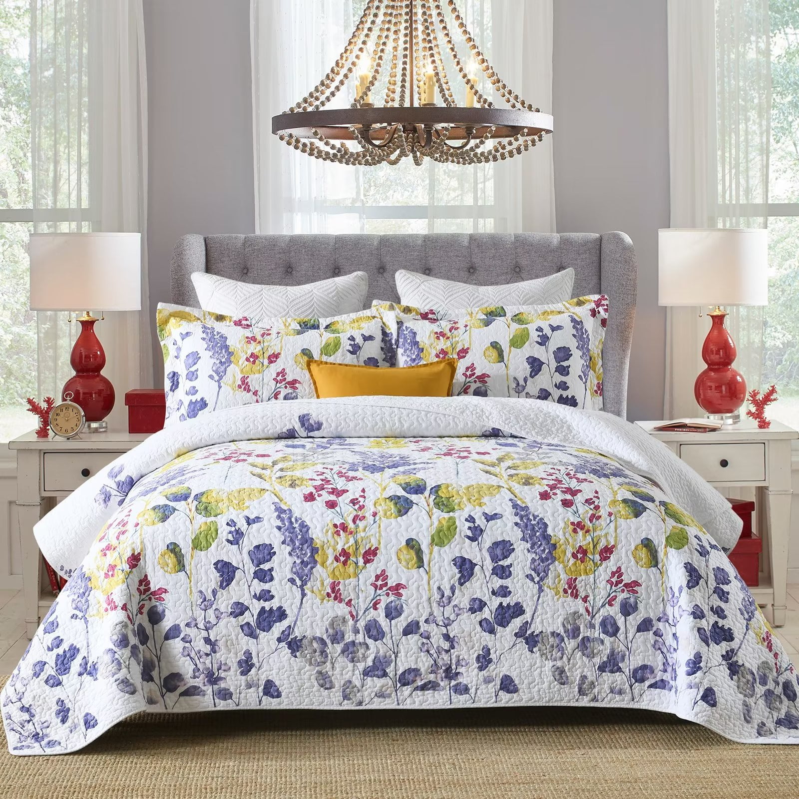 Bedduvit Cotton Quilt Queen Size 3 Pieces 100 Cotton Lightweight