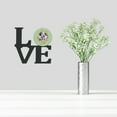 thumbnail image 2 of Carolines Treasures CK4296WALV Dalmatian Puppy Green Flowers Metal Wall Artwork LOVE 12X12 multicolor, 2 of 2