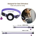 thumbnail image 2 of Airtag Cat Collar, Air tag Cat Collar with Bell and Safety Buckle , Reflective Collar with Waterproof Airtag Holder Compatible, 2 of 4