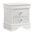 thumbnail image 6 of 5 Piece Bedroom In White - Led Headboard & Smooth-operating Drawers Modern With Pc Full, 6 of 6