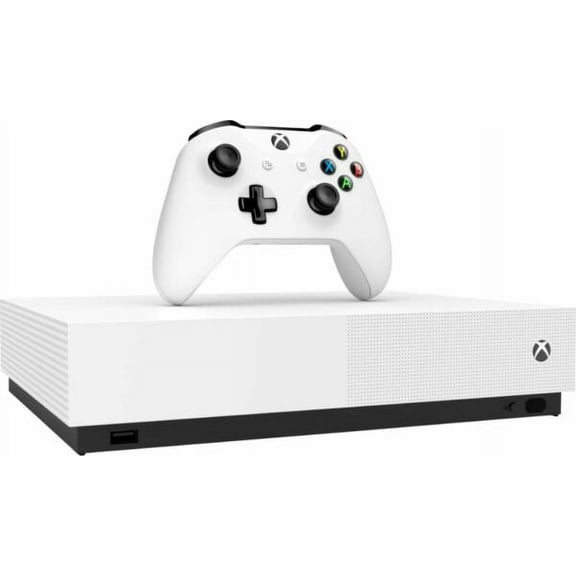 Restored Microsoft Xbox One S 1TB All Digital Edition NJP-00024 - NO GAME (Refurbished)
