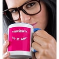 thumbnail image 2 of 3drose, Solivagants Do It Solo Lone Traveler Quote, 11oz Two-tone Blue Mug, 2 of 6
