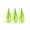 Green, variant on BLUEWING Fishing Teaser Lure 3pcs Mylar Flash Duster Skirt Lure Mylar Teaser Skirt Bucktail Teaser Tail Trolling Skirt for Saltwater Fishing Blue