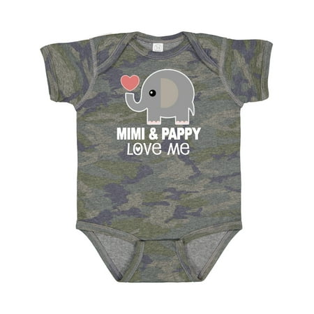 

Inktastic Mimi and Pappy Love Me Outfit Gift Baby Boy or Baby Girl Bodysuit