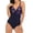 08Navy, variant on Hicidod Women's One Piece Swimsuits Tummy Control High Waisted Bathing Suit Printed Lightweight Slimming Swim Suit for Summer