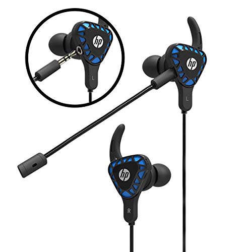 HP Gaming Earbuds with mic Deep Bass Earphones inEar Headset Stereo Headphone with Detachable