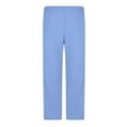 thumbnail image 4 of Godokuleh Mens Tear Away Basketball Pants 2 Side Zippers Snap Off Full Open Down Sweatpants Leg Post Surgery Pant with Pockets Light Blue 3XL, 4 of 5