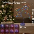 thumbnail image 2 of Adjustable indoor fairy led tree lamp with remote control 108 lights polyester material, 2 of 5