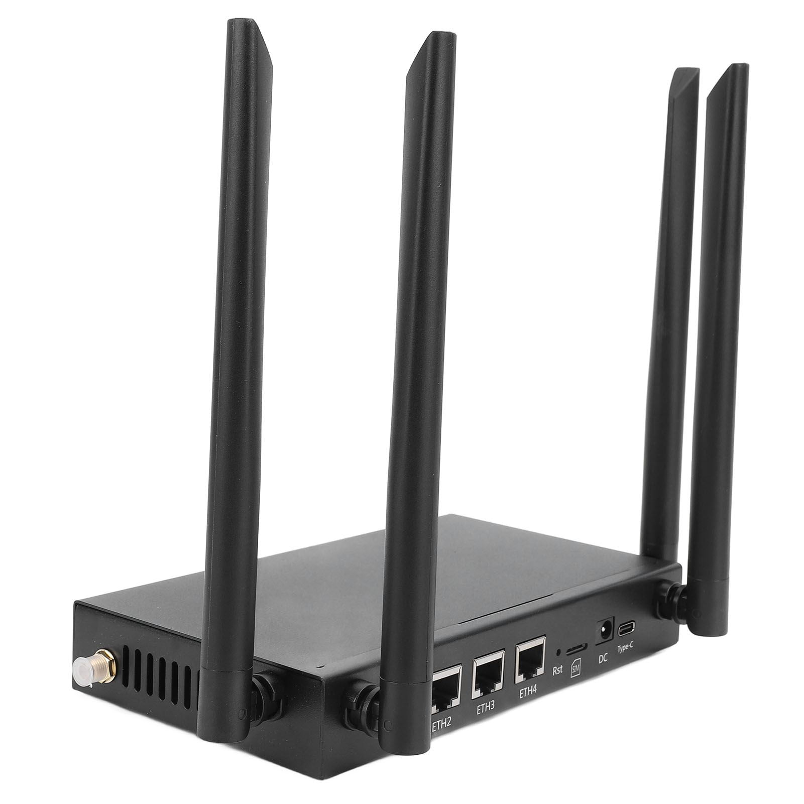 YAHHU 4G LTE CPE Router Unlocked Wireless WiFi Modem 300Mbps Hotspot with 6 Antennas EU Plug for Home and Office Connectivity (11.02 inches / 28 cm)