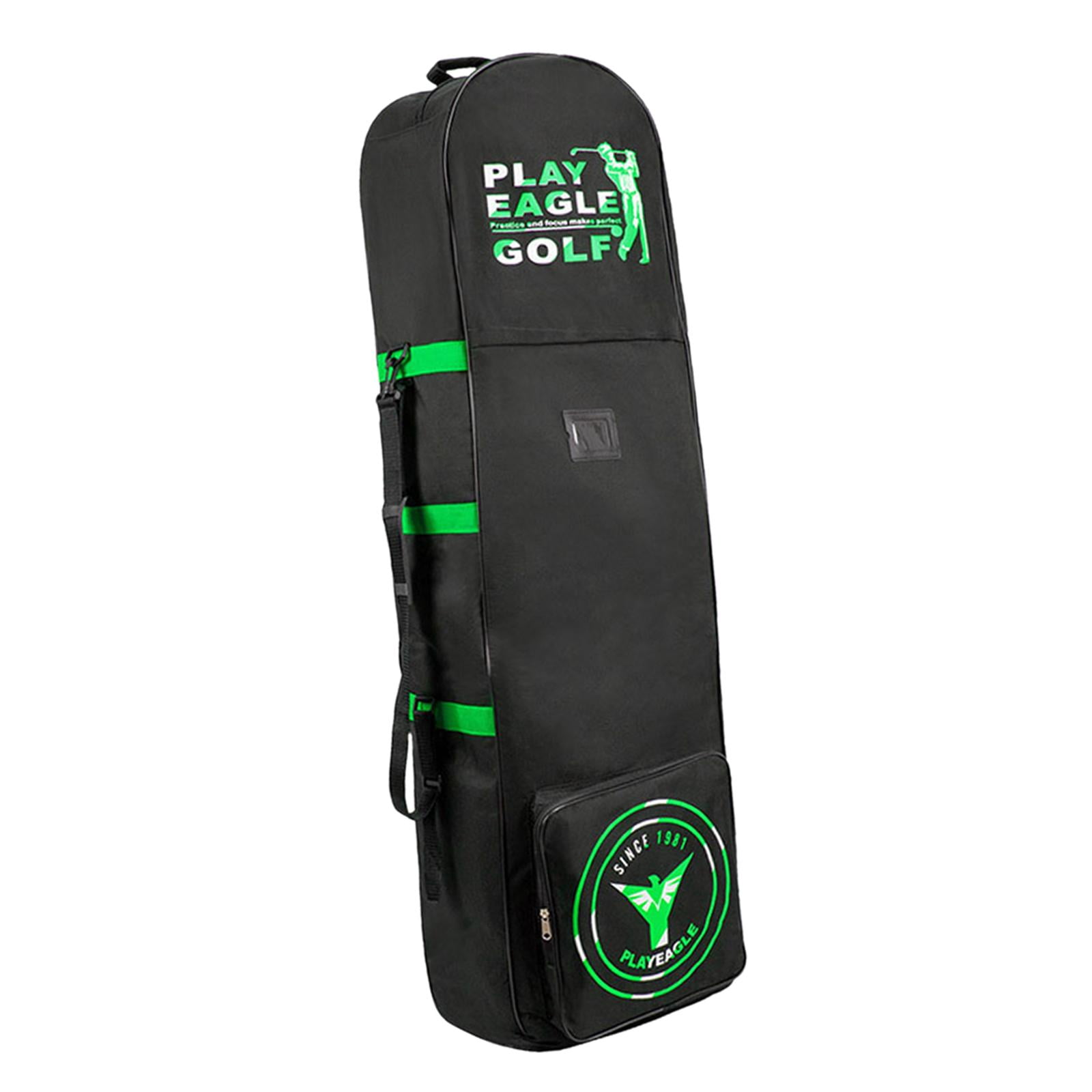 harayaa Airline Golf Travel Bag Golf Travel Cover Zipper Foldable Storage Bag Golf Clubs Green