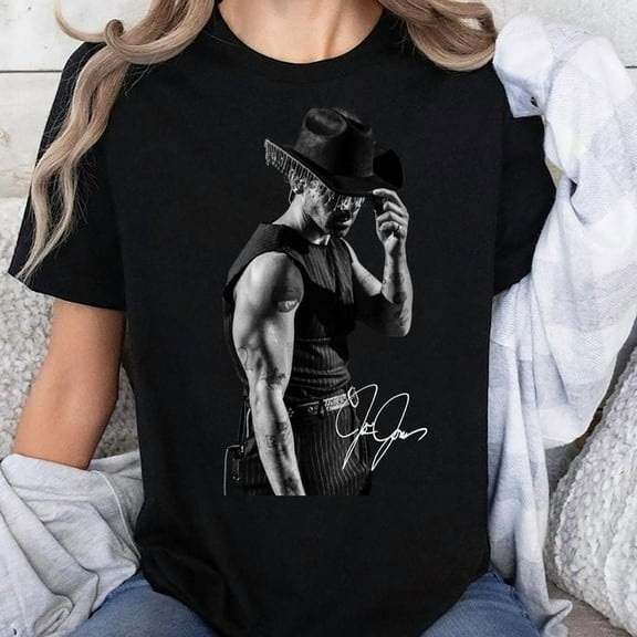 Joe Jonas Brothers Cowboy Hat Unisex T-shirt, Sizes S-5XL - Gategoo