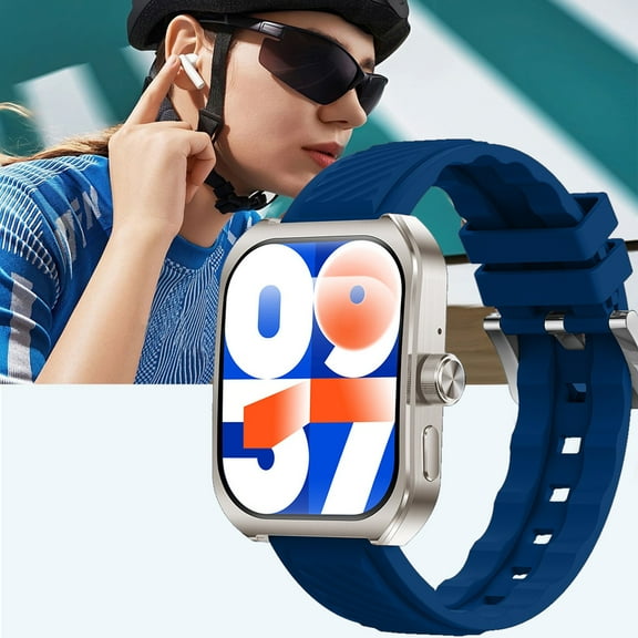 AZXY Smart Watch,Health Smart Watches,Android Smartwatch,Sports Touchscreen Bluetooth Smart Watch Waterproof for Men Women,Fitness Trackers,Blue