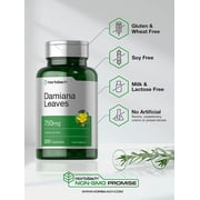 Damiana Leaf Extract | 750mg | 200 Capsules | by Horbaach