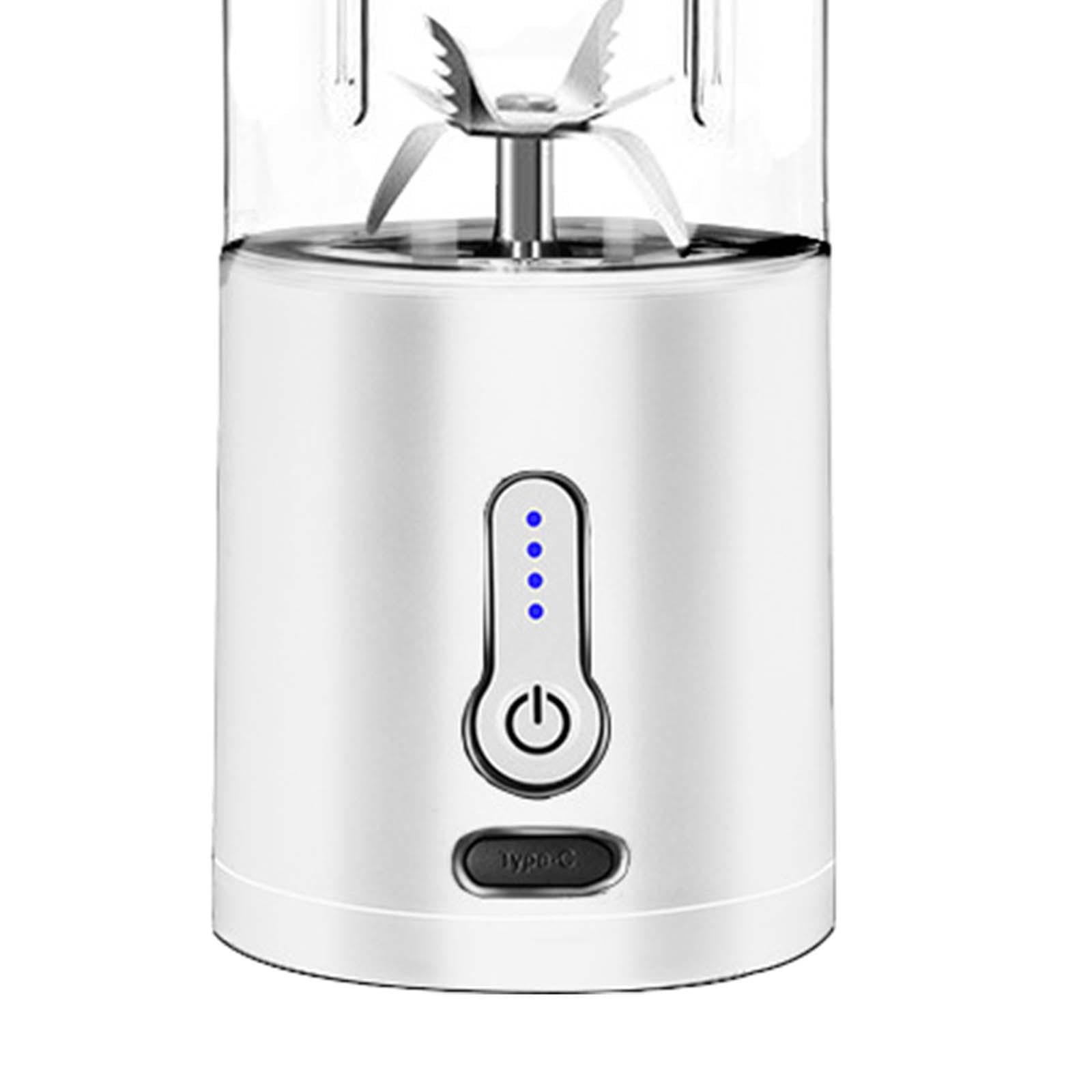 Baoblaze Electric Juicer Cup Handheld 530ml Travel Juicer Cup for Travel Work Camping White
