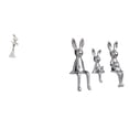 thumbnail image 1 of Figura de escritorio,Estatua de bailarina,adorno de escritorio,decoración del hogar,Estatua de bailarina moderna,regalo de cumpleaños para la oficina.,Escultura de figura,Estatua sentada, 1 of 8