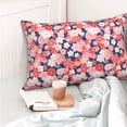 thumbnail image 4 of Fotbe Japanese Cherry Blossoms Funda de Almohada Decorativa Estilo Occidental, Lujo en Algodón, Fundas para Almohadas King, Cojín Estampado para Decoración del Hogar-14"x20", 4 of 6