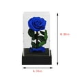 thumbnail image 3 of Rosa real preservada en caja de acrílico | Regalo de flor eterna para San Valentín | Recuerdo duradero para mujer, novia, esposa o mamá, 3 of 6