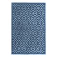 thumbnail image 2 of Unique Loom Outdoor Trellis Textured Collection Area Rug - Spatial (6' x 9' Rectangle Navy Blue/Ivory), 2 of 6