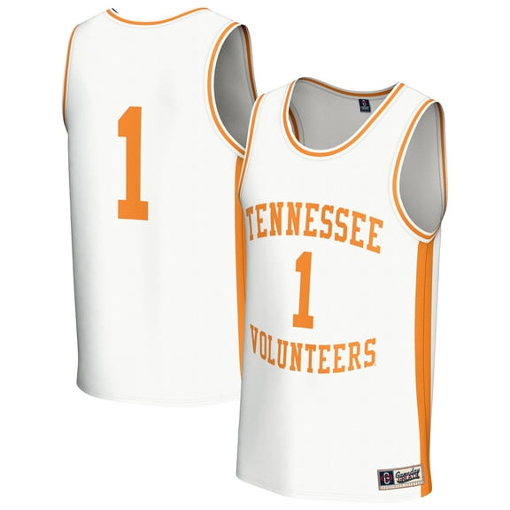 Unisex GameDay Greats #1 White Tennessee Volunteers Lightweight Men's Basketball Fashion Jersey
