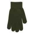 thumbnail image 4 of No Boundaries Knit Gloves, 2-Pack, Women's, One Size, Darkest Olive, 4 of 4