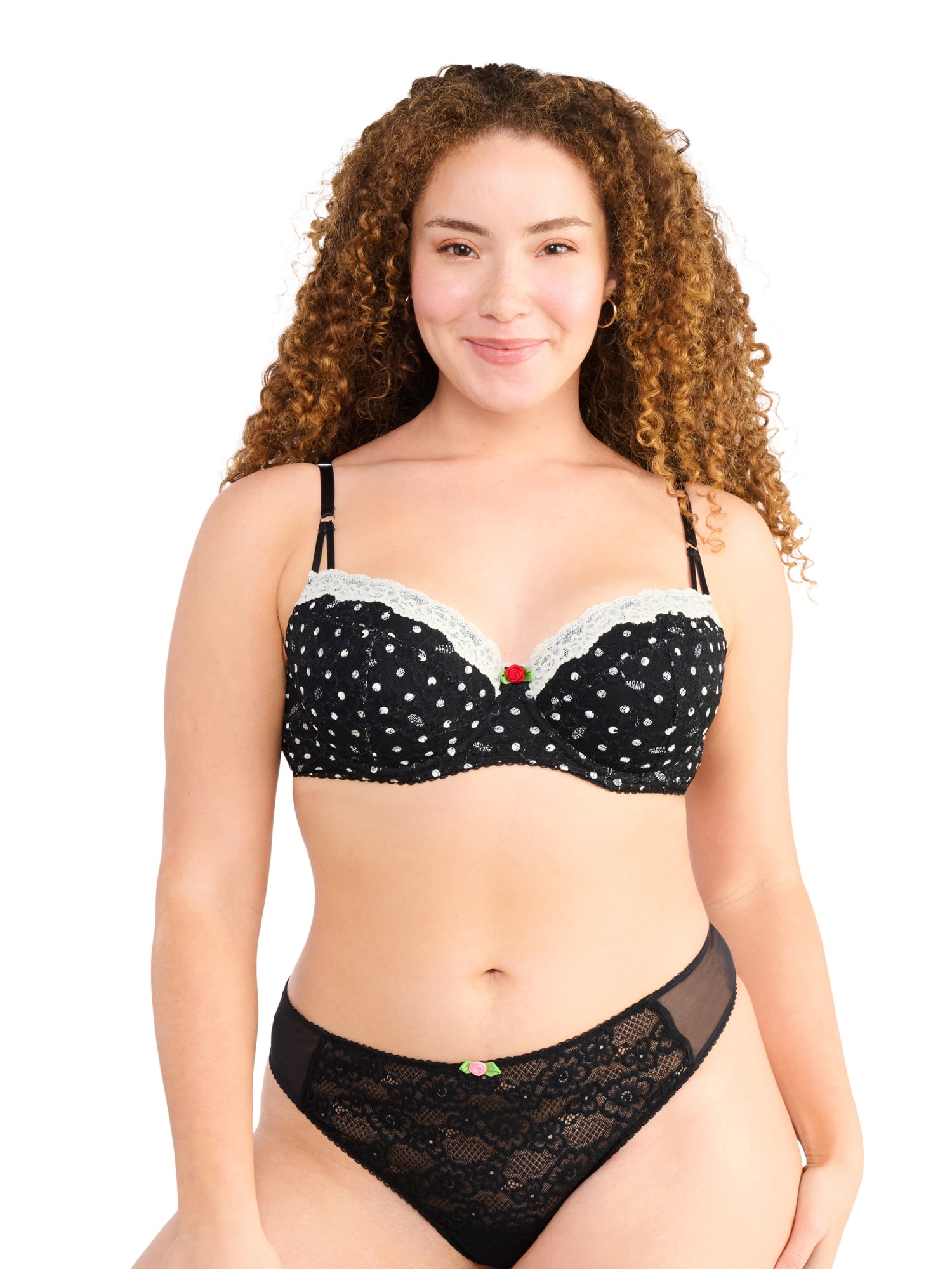 Parade Lace Thong Underwear, 3-Pack, Sizes XS to 3XL