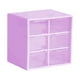 thumbnail image 5 of Mini organizador de cajones para escritorio, organizador de cuentas para mujeres, cajones de maquillaje de gran capacidad, cajones de almacenamiento Púrpura, 5 of 8