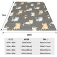 thumbnail image 5 of Kids Cute Cats Puss Cartoon Throw Blanket for Boys and Girls 60"X50" Blanket with Cats on It Suitable for All Season, 5 of 6