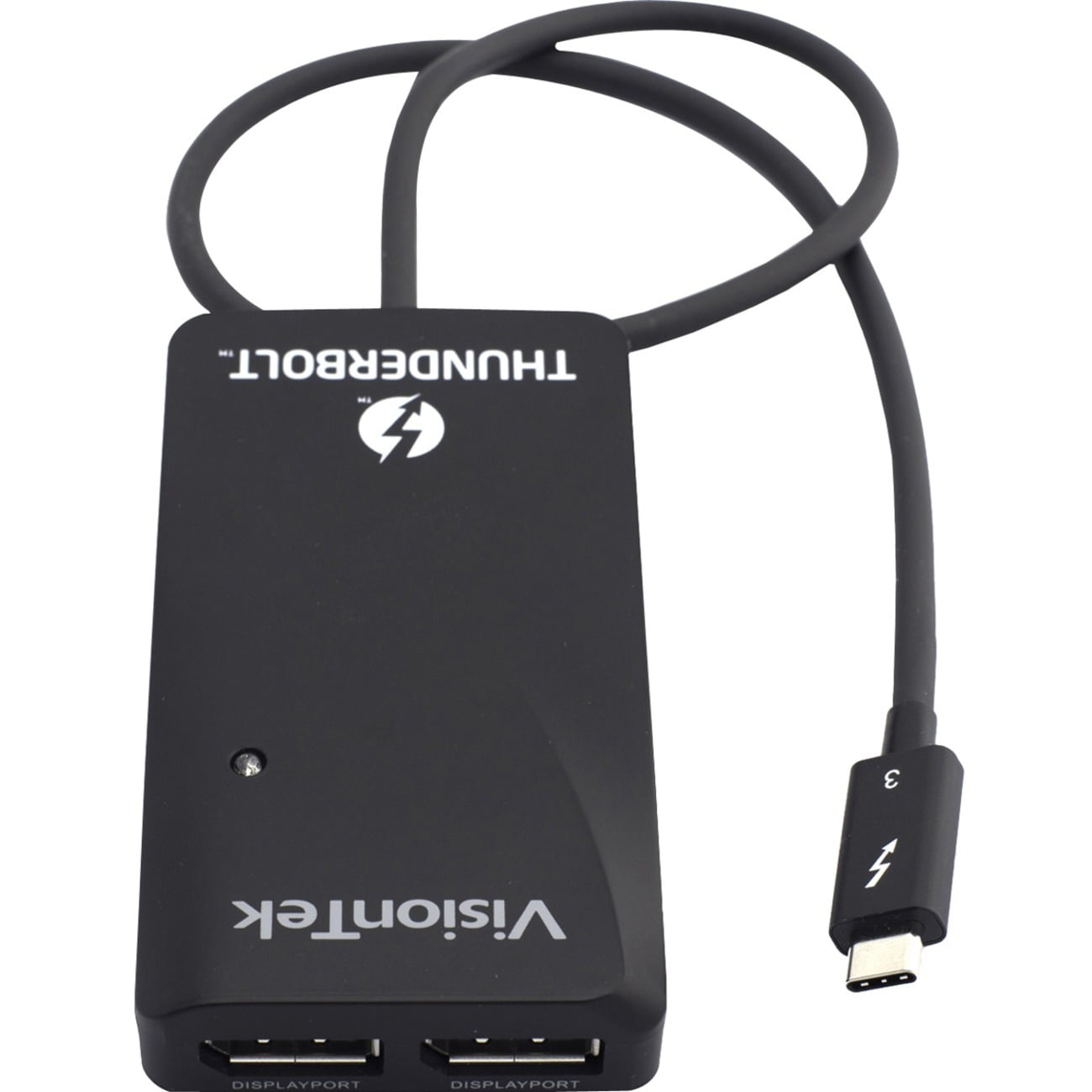 VisionTek 901148 Thunderbolt 3 to Dual DisplayPort Active Adapter(M/F ...