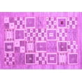 thumbnail image 1 of Ahgly Company Indoor Rectangle Abstract Purple Contemporary Area Rugs, 2' x 5', 1 of 4