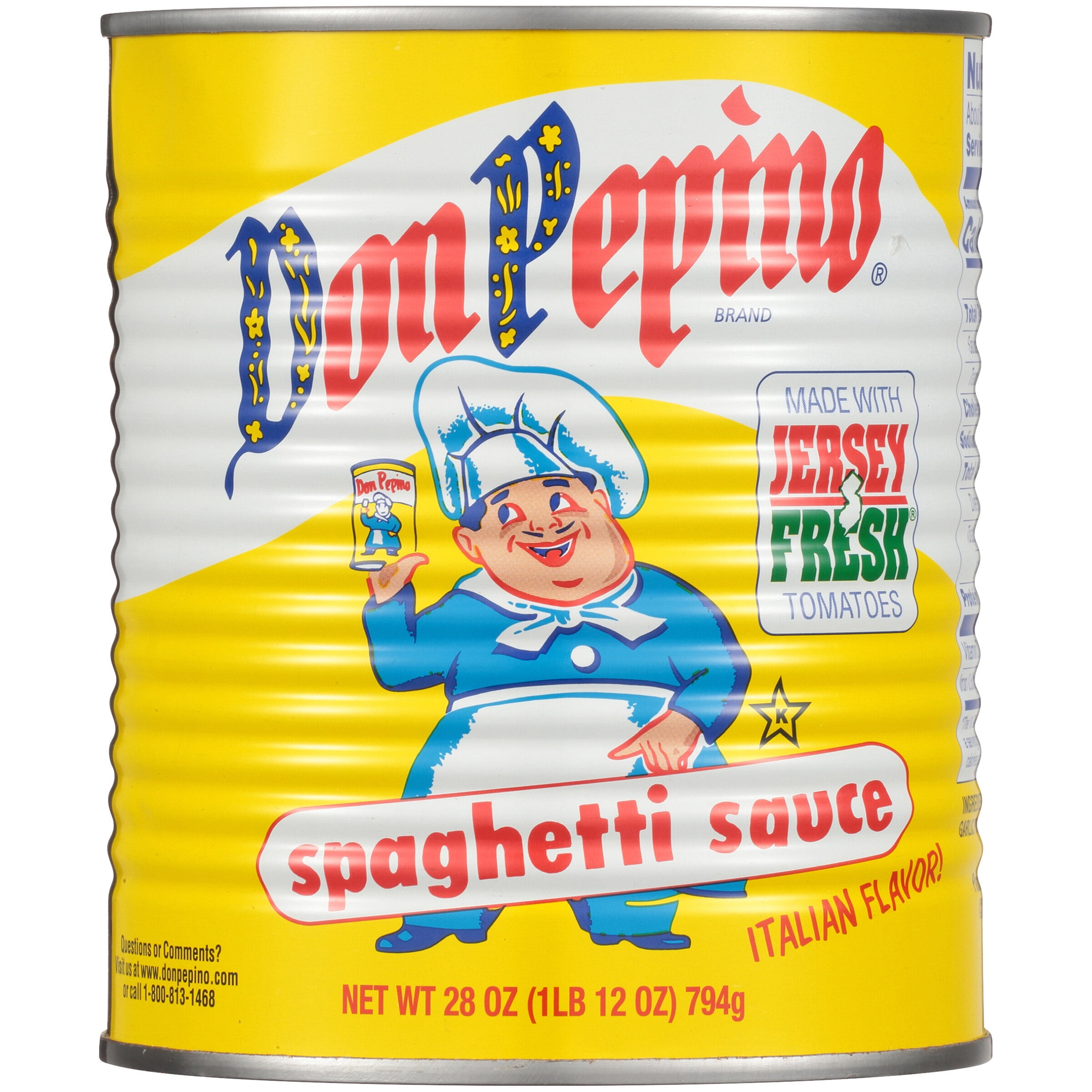 Don Pepino Spaghetti Sauce, Italian Flavor, 28 oz Can