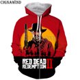 thumbnail image 5 of Sudadera con capucha con estampado 3D del juego Red Dead Redemption 2 para hombre, moda urbana, para deportes al aire libre, informal, para hombre, 5 of 5