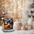thumbnail image 6 of Steadline LED Illuminated Christmas Resin Village House - Warm Light Micro Landscape Decor for Desktop, Shelf and Holiday Display - Cozy Festive Home Decoration, 6 of 6