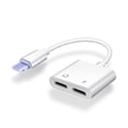 thumbnail image 1 of Double Flat Mouth Two-in- (charging, Listening To Songs, Wire , Calling)-ph Adapter For Dual Splitter, 1 of 3