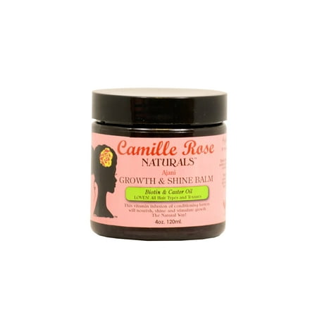 Camille Rose Naturals Camille Rose Naturals  Growth & Shine Balm, 4 (Best Oil For Hair Growth And Shine)