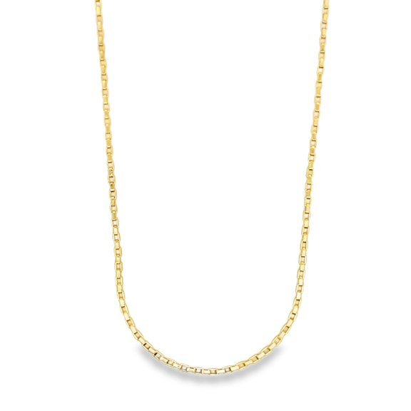 1mm Diamond Cut Box Chain (F166)