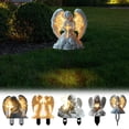 thumbnail image 2 of PEIBang 7.9 Inch Acrylic Garden Stake Decor,2D Flat Angel Ground Plug Ornament for Outdoor Yard Lawn Patio and Courtyard Decoration, 2 of 6