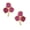 Pink, variant on Efulgenz Indian Bollywood Designer Traditional CZ Stud Earrings Jewelry for Women