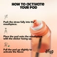 thumbnail image 3 of air up water bottle (22 oz) for school, sports, gym | includes 5 scent pods & straw | flavored bottle in orange – also for kids, boys, girls | no calories, sugar-free and suitable for carbonation, 3 of 12
