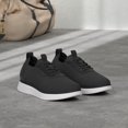 thumbnail image 2 of Zapatillas de Vestir Bruno Marc SBOX2317M de Malla Negro Blanco, 2 of 9