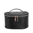 thumbnail image 5 of Toiletry Bag Women Large Capacity Makeup Bag with Waterproof PU Makeup Bag Travel Case 3 Pieces Black, 5 of 5