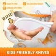 thumbnail image 3 of Kids Kitchen Knife Set, Real Cooking Kitchen Toys for Toddlers, Kids Safe Knives for 3-10 Year Old, 13 Pack, 3 of 8