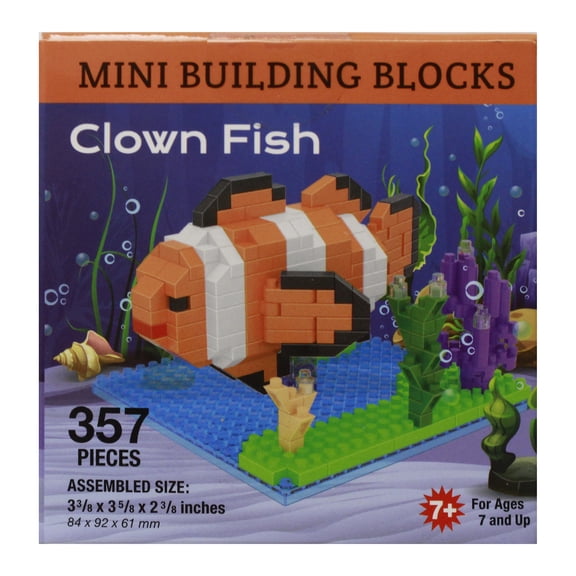 Hawaiian Collectible Mini Building Block Clown Fish