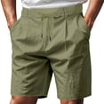 thumbnail image 2 of WRKEKC Mens Casual Shorts, Summer Shorts for Men, Men Casual Solid Drawstring Elastic with Pockets Shorts 3XL, 2 of 9