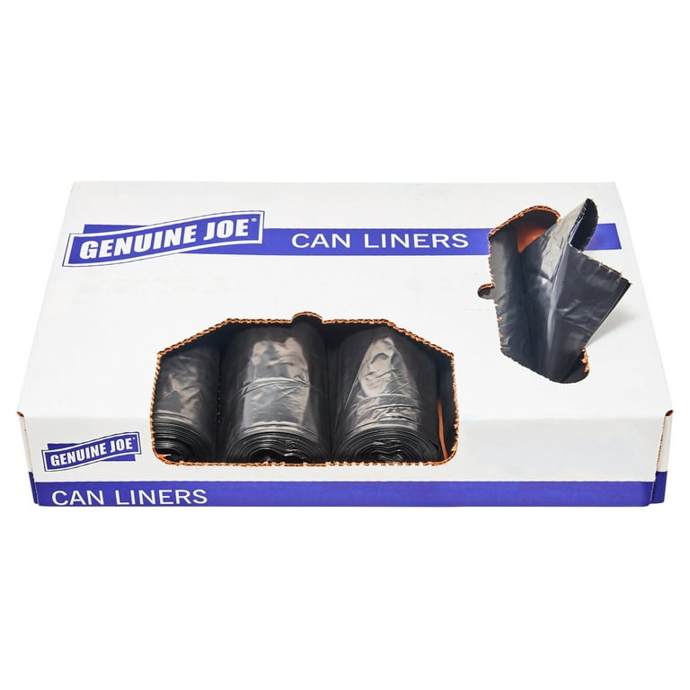 Genuine Joe Heavy-Duty Trash Can Liners, Extra Large Size - 60