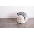 thumbnail image 4 of Contemporary Home Living 16" Beige Storage and Laundry Bin, 4 of 7