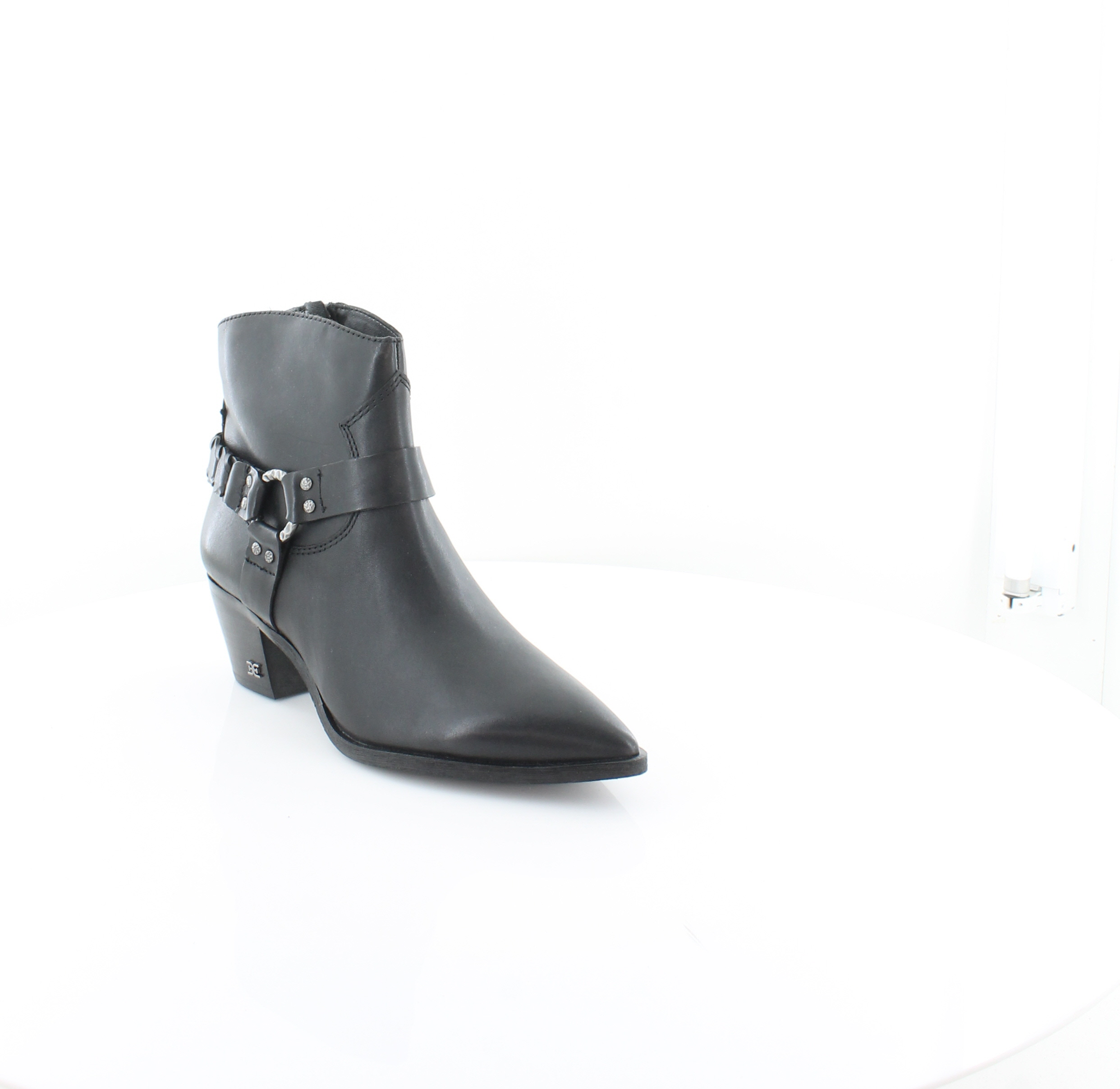 Sam Edelman Dalma Black Moto Ankle Boot Sam Edelman Dalma Black Leather Studded | Mercari main image 4