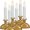 Gold, variant on Xodus Innovations FPC1320B-6 Dual Flame Color Dusk to Dawn Sensor Battery Operated 8.5 inch LED Window Candle, Pack of 6