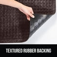 thumbnail image 4 of Indoor Outdoor Doormat, 30x16 Coffee, Rubber Backed HydroAbsorb Door Mat by GORILLA GRIP, 4 of 10