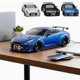 thumbnail image 2 of With Time Display Car Alarm Clock, Sports Car Alarm Clock with LED Display, Hypercar Model with Digital Clock, Desk Decor with Light Effects, 2 of 5