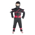 thumbnail image 4 of Disfraces de ninja para niños Disfraces de actuación Trajes para niños y niñas Actividades de espectáculos de Halloween Escuela primaria Jardín de infantes, 4 of 5